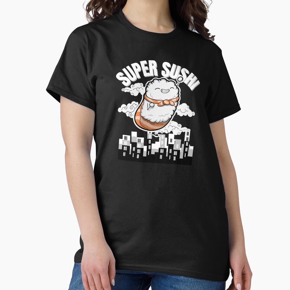 Super Sushi Saves The World by The magic  Yellow bus T-Shirts, Hoodie, Sweatshirt | BlankRebels.com (Image 2)