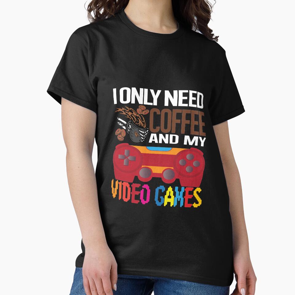 Gaming And Coffee Pro Gamer Streamer by AxzoGerman T-Shirts, Hoodie, Sweatshirt | BlankRebels.com (Image 2)