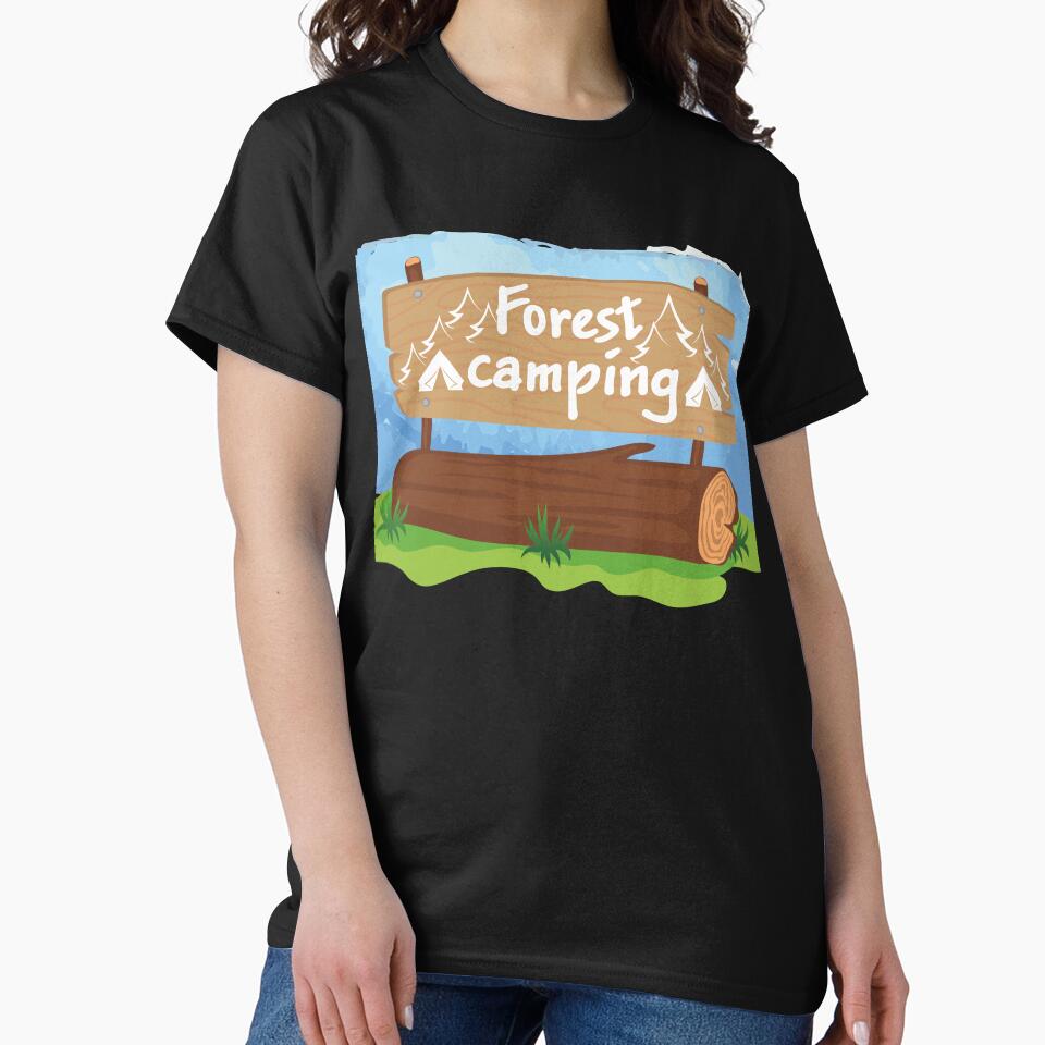 forest camping by schoolarts T-Shirts, Hoodie, Sweatshirt | BlankRebels.com (Image 2)