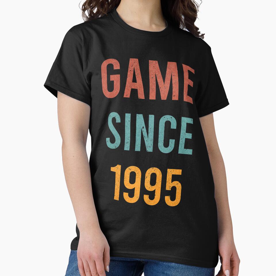 Vintage Game Since 1995 - Birthday by StarsForgers T-Shirts, Hoodie, Sweatshirt | BlankRebels.com (Image 2)