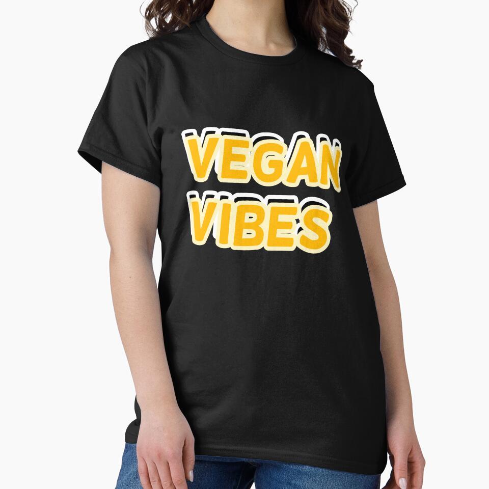 Vegan vibes, yellow by avit1 T-Shirts, Hoodie, Sweatshirt | BlankRebels.com (Image 2)
