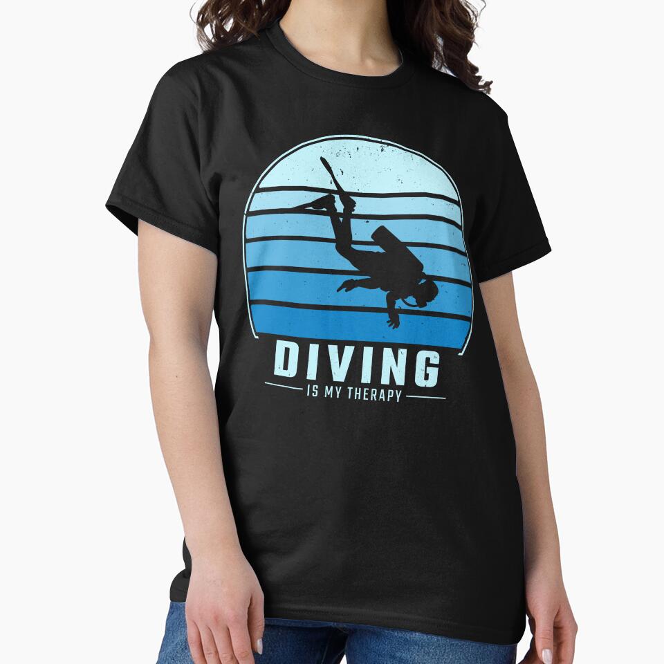 funny diving quote diving quotes by kiakuki T-Shirts, Hoodie, Sweatshirt | BlankRebels.com (Image 2)