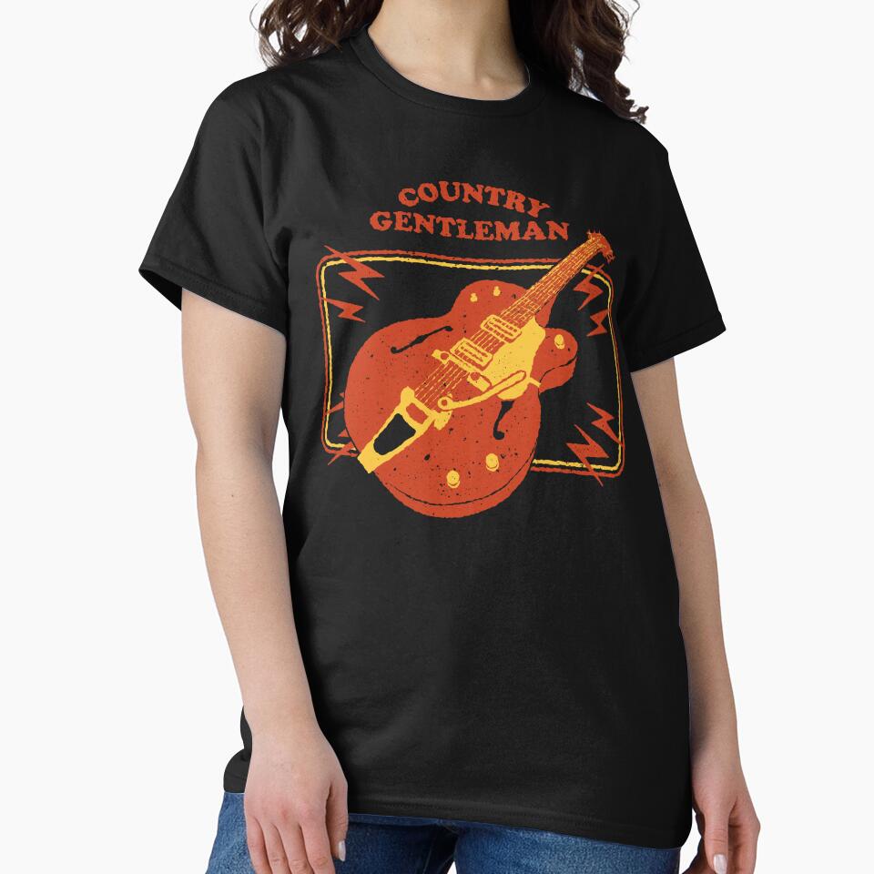 Country Gentleman Guitar by dcashguitar T-Shirts, Hoodie, Sweatshirt | BlankRebels.com (Image 2)