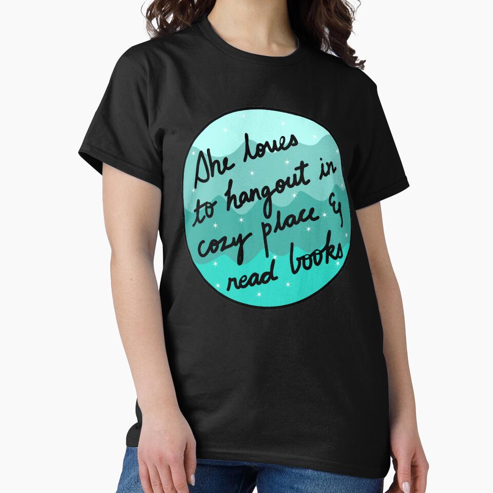 Shes loves to hangout in cozy place and rad books by Quacktails T-Shirts, Hoodie, Sweatshirt | BlankRebels.com (Image 2)