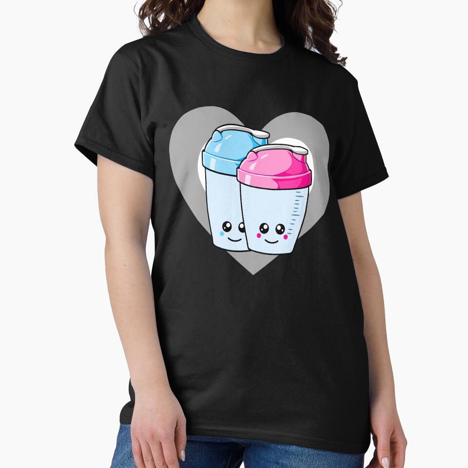 Cute Protein Shaker Heart for Kawaii Fitness Lovers by eternallygifted T-Shirts, Hoodie, Sweatshirt (Image 2)