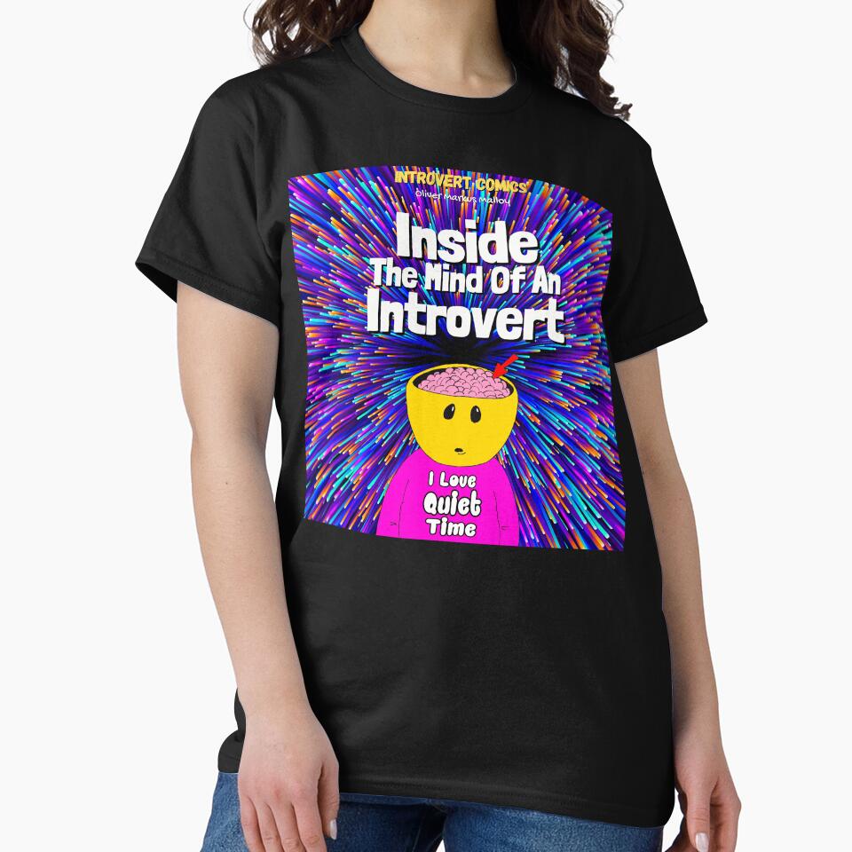 Introvert Comics: Inside The Mind Of An Introvert by IntrovertComics T-Shirts, Hoodie, Sweatshirt | BlankRebels.com (Image 2)