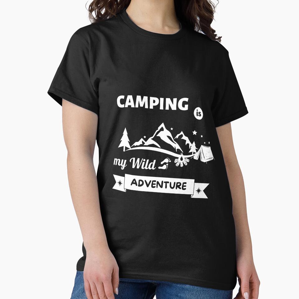 Camping Is My Wild Adventure (Forest) by RoseCandi T-Shirts, Hoodie, Sweatshirt | BlankRebels.com (Image 2)