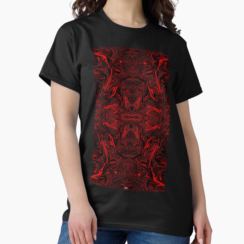 DHAMPIRESA | Dark abstract vampiric energy art by PetterxProject T-Shirts, Hoodie, Sweatshirt | BlankRebels.com (Image 2)