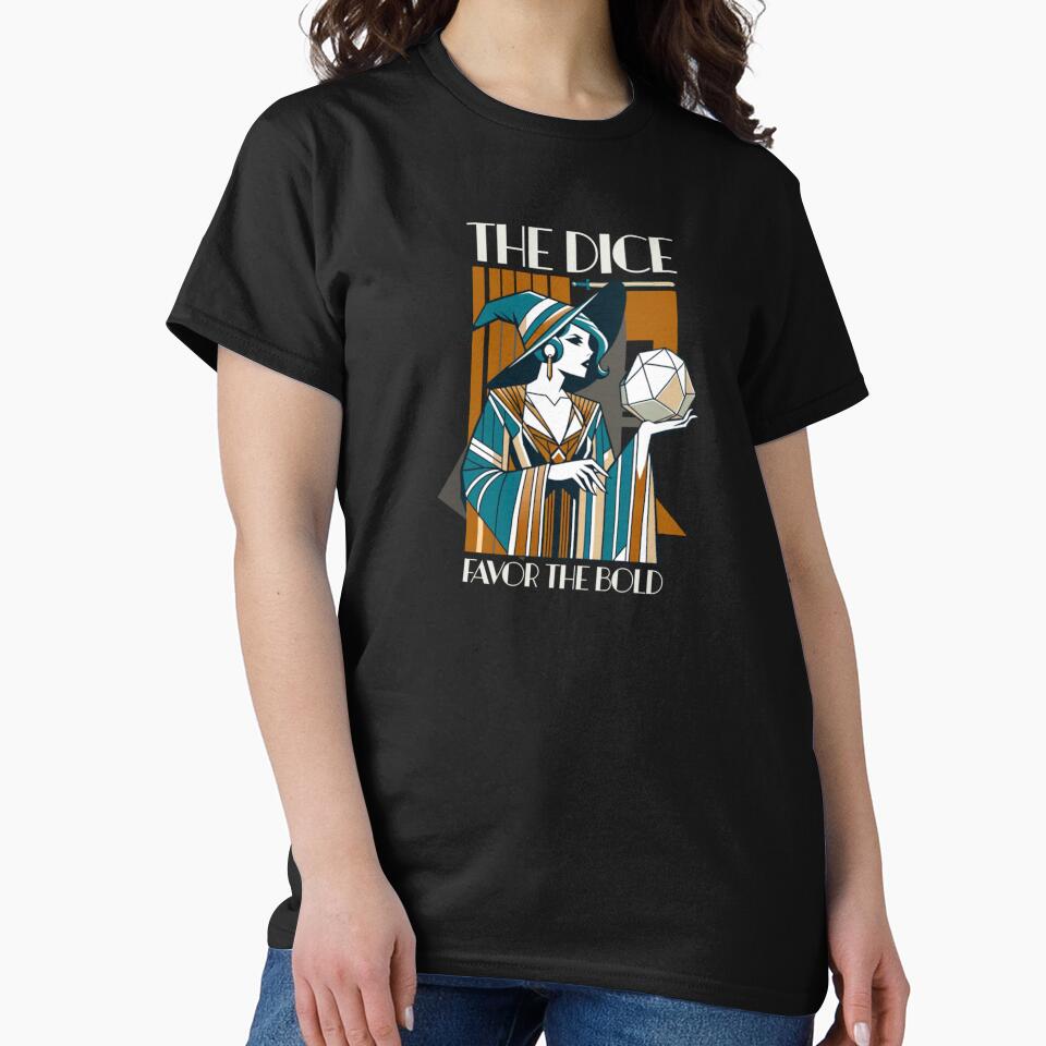 The Dice Favor the Bold by SugarPunkShop T-Shirts, Hoodie, Sweatshirt | BlankRebels.com (Image 2)