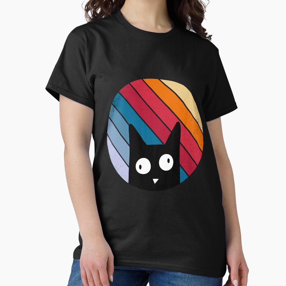 Funny Retro Black Cat Mom Cat Lovers Gift by Open  Space T-Shirts, Hoodie, Sweatshirt | BlankRebels.com (Image 2)
