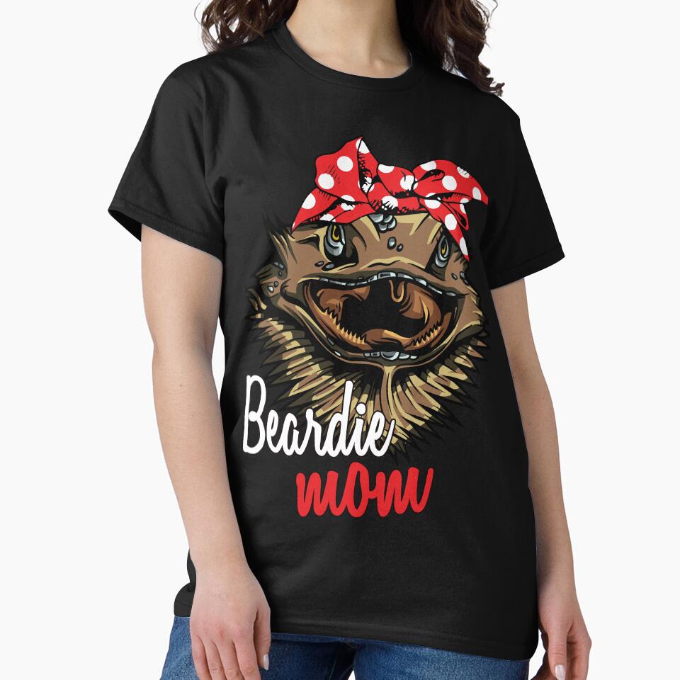 Bearded Dragon Funny Beardie Mom by MrEddie10 T-Shirts, Hoodie, Sweatshirt | BlankRebels.com (Image 2)