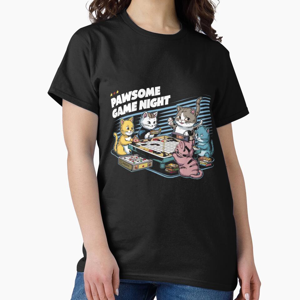 Pawsome Game Night by martaroo T-Shirts, Hoodie, Sweatshirt | BlankRebels.com (Image 2)