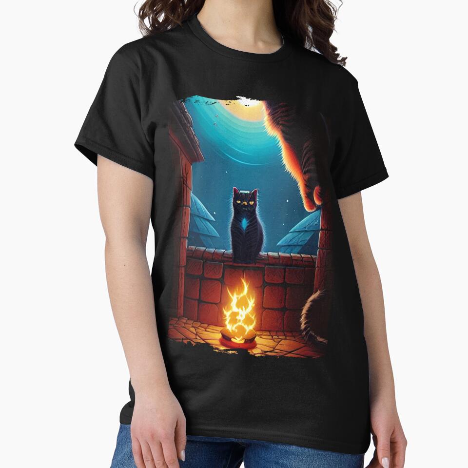Sad Cat in Grunge 4 by GeminiDaydreamer T-Shirts, Hoodie, Sweatshirt | BlankRebels.com (Image 2)