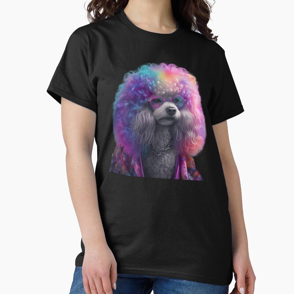 Hippy poodle by AnimalArtPhotos T-Shirts, Hoodie, Sweatshirt | BlankRebels.com (Image 2)