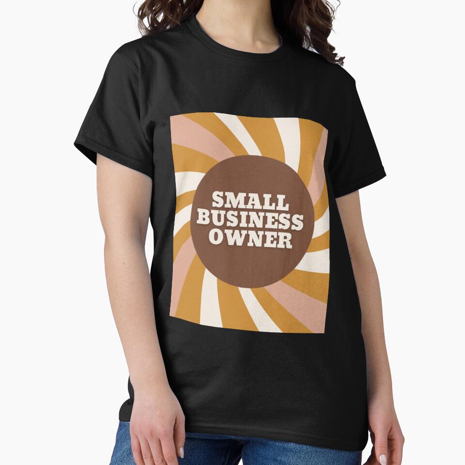 Small Business Owner Retro Vintage by brookemiller801 T-Shirts, Hoodie, Sweatshirt | BlankRebels.com (Image 2)