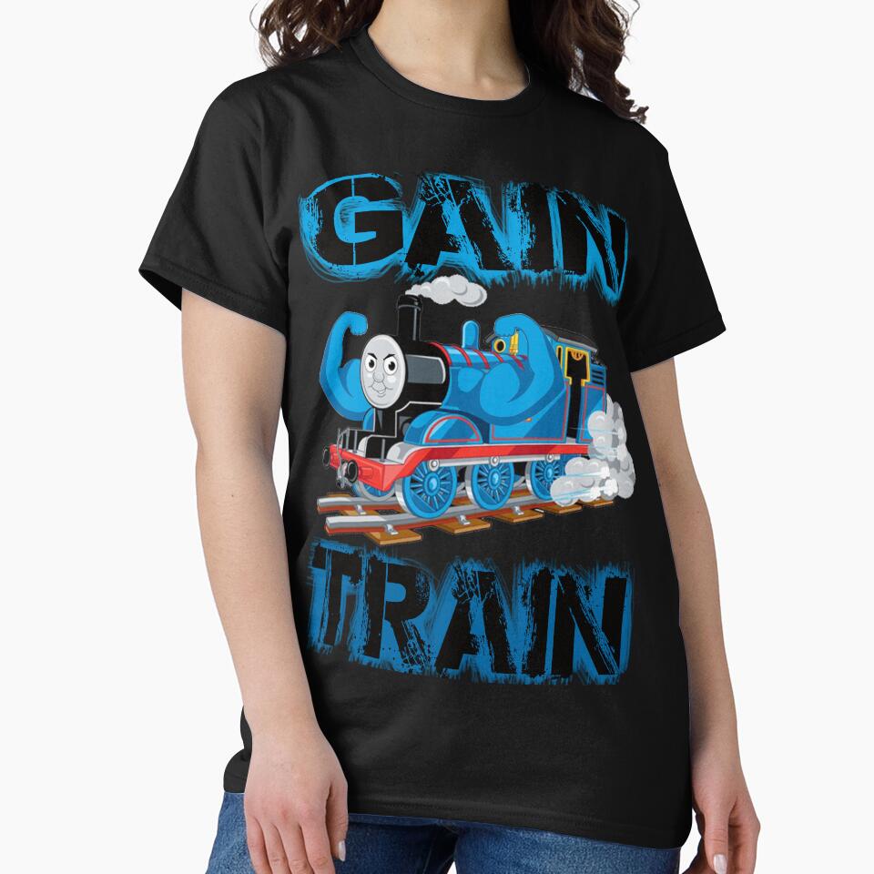 Gain Train by Alpha Nerdy T-Shirts, Hoodie, Sweatshirt | BlankRebels.com (Image 2)