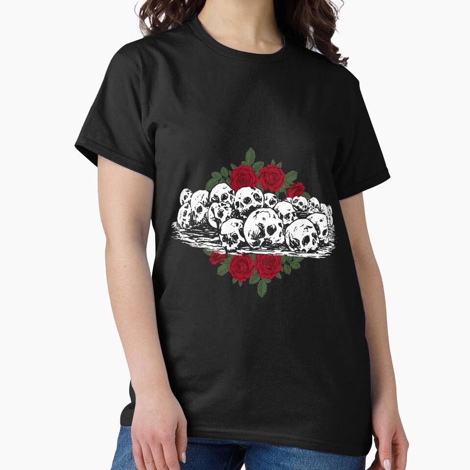 Skulls and Roses by TolgaSal T-Shirts, Hoodie, Sweatshirt | BlankRebels.com (Image 2)