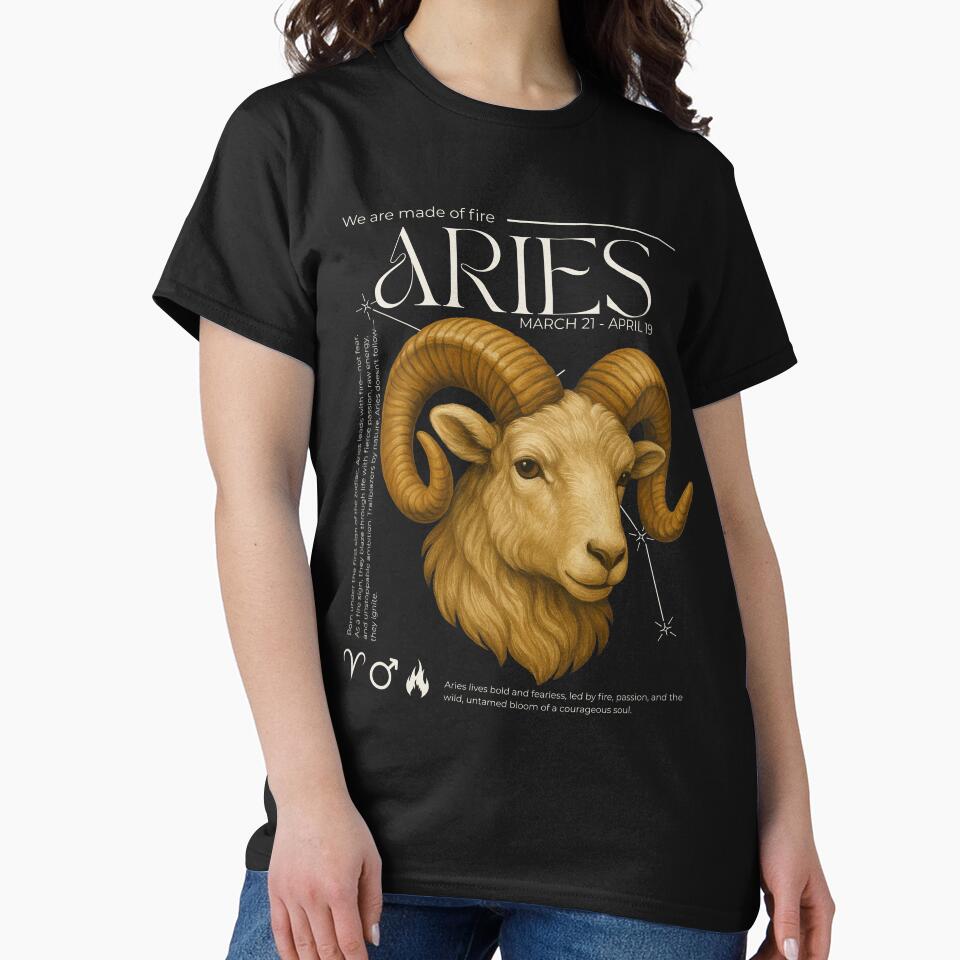 Zodiac series- The Aries Flame by SparklenHex T-Shirts, Hoodie, Sweatshirt | BlankRebels.com (Image 2)