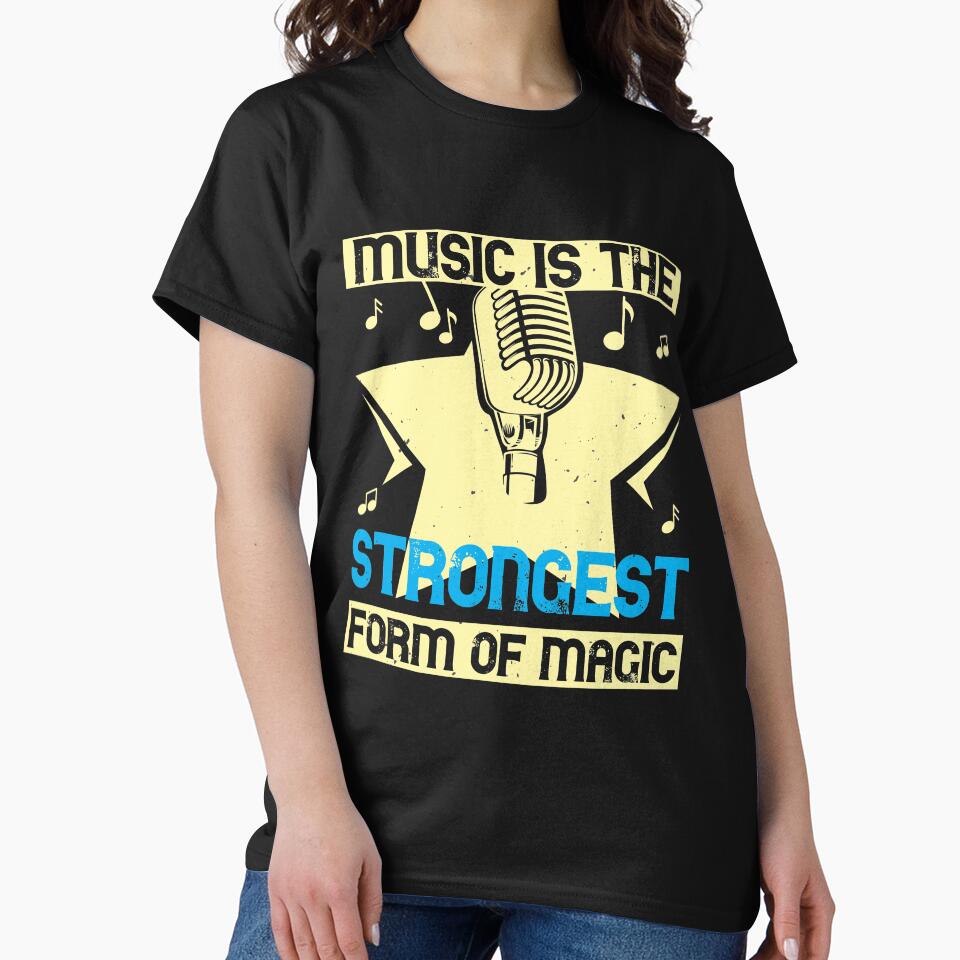 Music is the stongest form of magic by teamph T-Shirts, Hoodie, Sweatshirt | BlankRebels.com (Image 2)