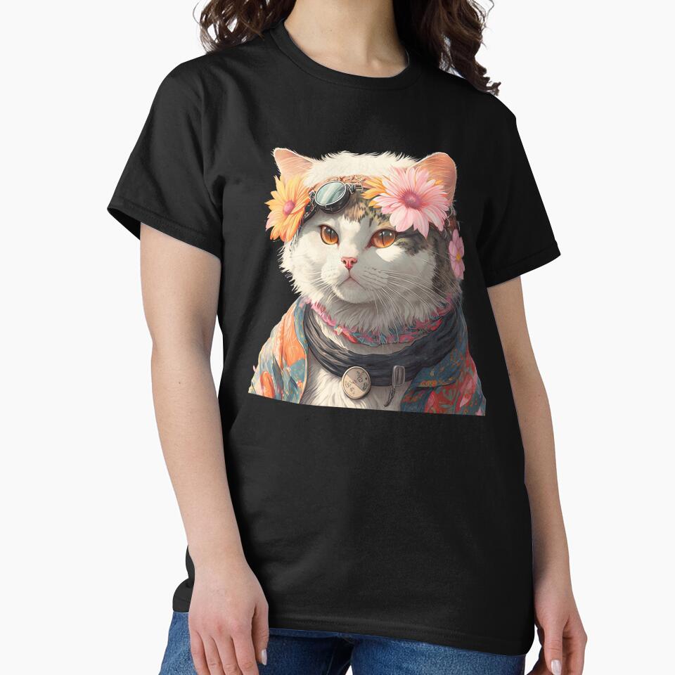 Flower cat by AnimalArtPhotos T-Shirts, Hoodie, Sweatshirt | BlankRebels.com (Image 2)