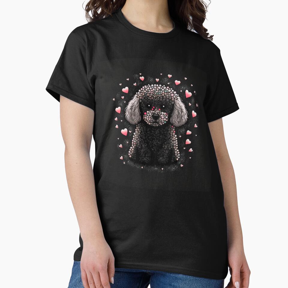 Poodle Dog Valentine by Juliascutecornr T-Shirts, Hoodie, Sweatshirt | BlankRebels.com (Image 2)