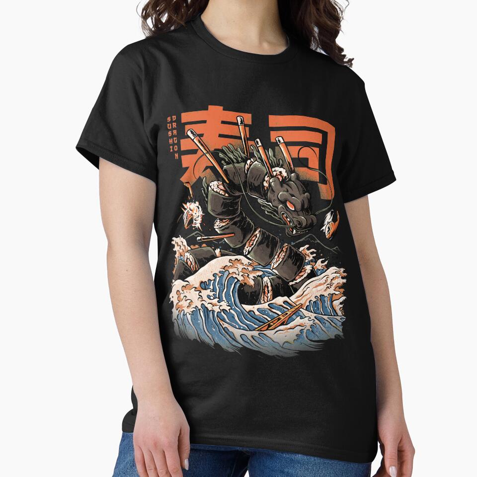 The Black Sushi Dragon by Ilustrata®