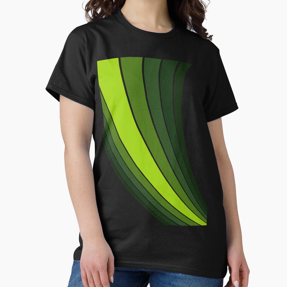 Stripes Abstract green Art by Tshirtstory T-Shirts, Hoodie, Sweatshirt | BlankRebels.com (Image 2)