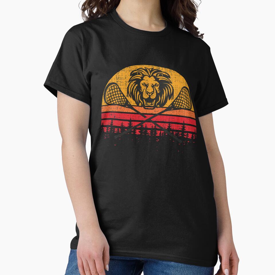Vintage Retro Lacrosse Lax Player Mom Dad Girl Lacrosse by mrsmitful