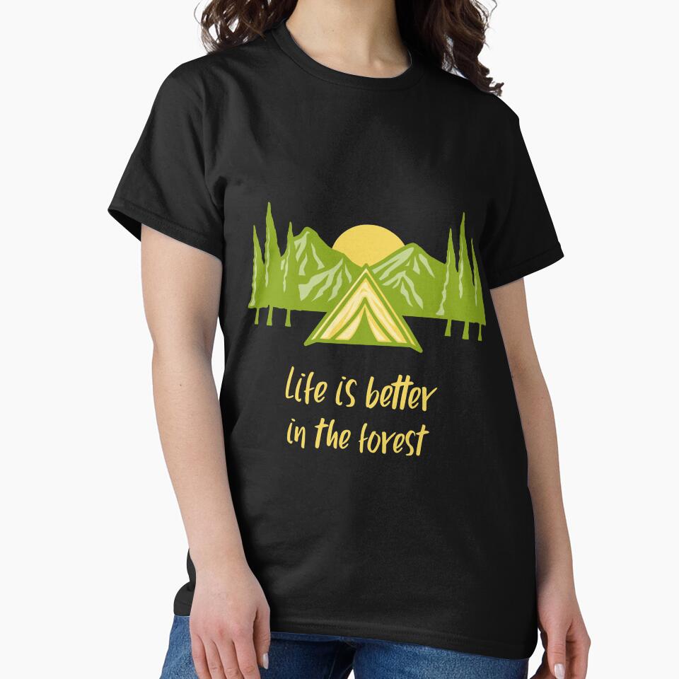 Life is better in the forest by OurBlairWorld T-Shirts, Hoodie, Sweatshirt | BlankRebels.com (Image 2)