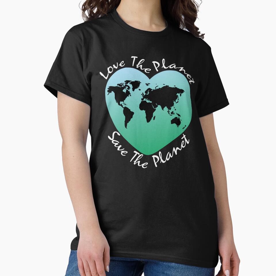 Save The Planet With Heart by Oirabot T-Shirts, Hoodie, Sweatshirt | BlankRebels.com (Image 2)