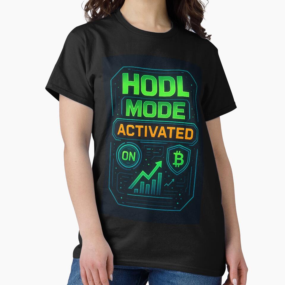 ODL Mode Activated - Cyber Neon Crypto Meme Design by Crypto_Store T-Shirts, Hoodie, Sweatshirt | BlankRebels.com (Image 2)