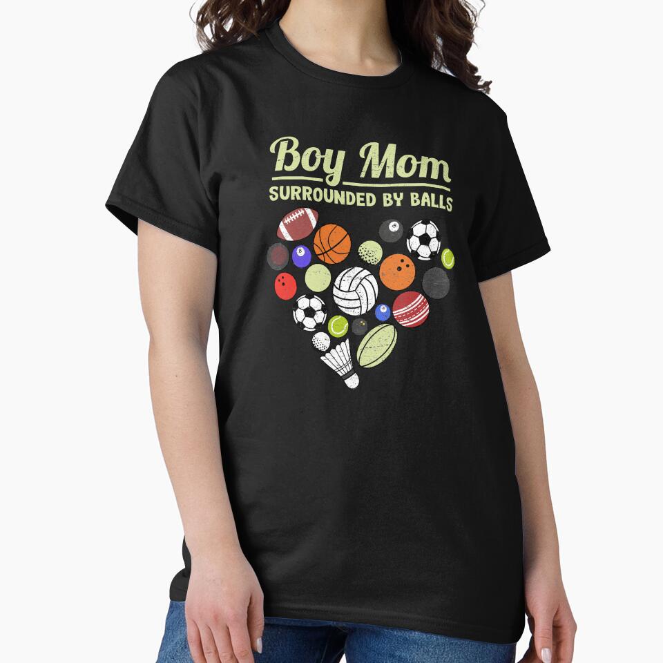 Boy Mom Mother's Day Motherhood Mom Mama Gift by haselshirt T-Shirts, Hoodie, Sweatshirt | BlankRebels.com (Image 2)