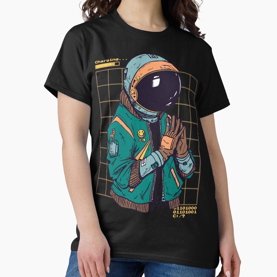 Spaceman Cool Vaporwave Urban Colorful Style anime manga by ANIME MANGA CARTOON ★★★★★ T-Shirts, Hoodie, Sweatshirt (Image 2)