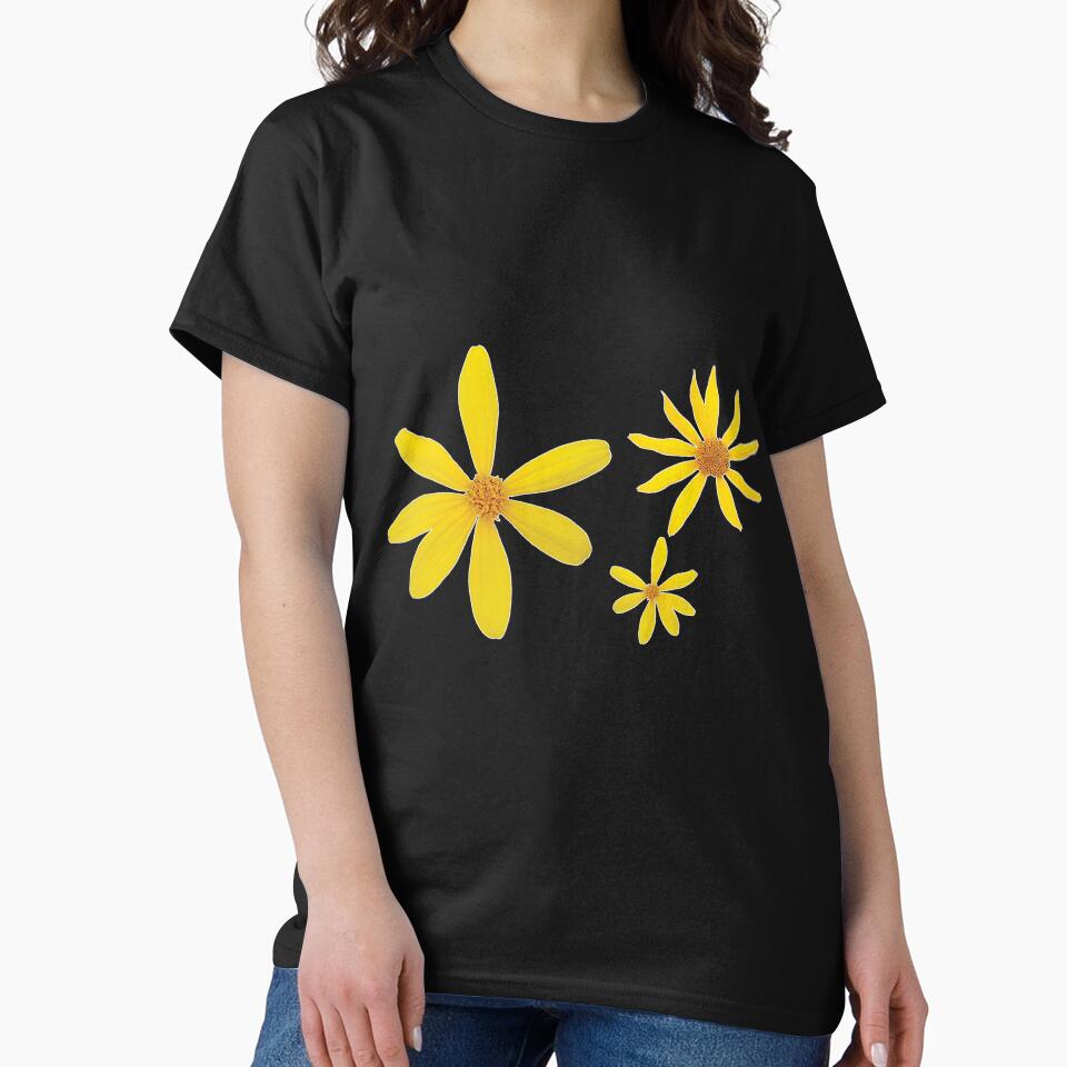 Wild Floral Summer Pattern - Black by glategan T-Shirts, Hoodie, Sweatshirt | BlankRebels.com (Image 2)