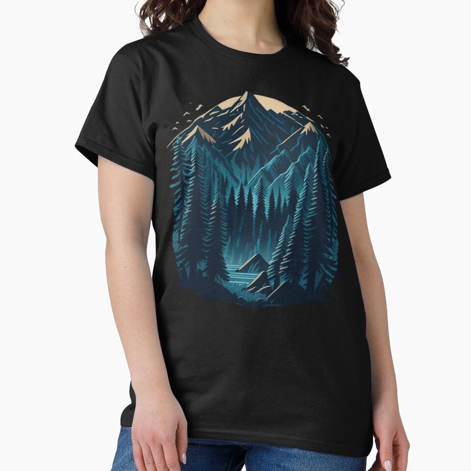 Mountain Horizon by Berniaczek T-Shirts, Hoodie, Sweatshirt | BlankRebels.com (Image 2)