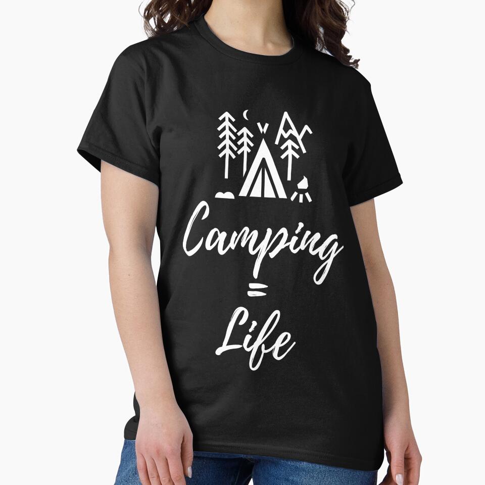 Camping equals Life by OurBlairWorld T-Shirts, Hoodie, Sweatshirt | BlankRebels.com (Image 2)
