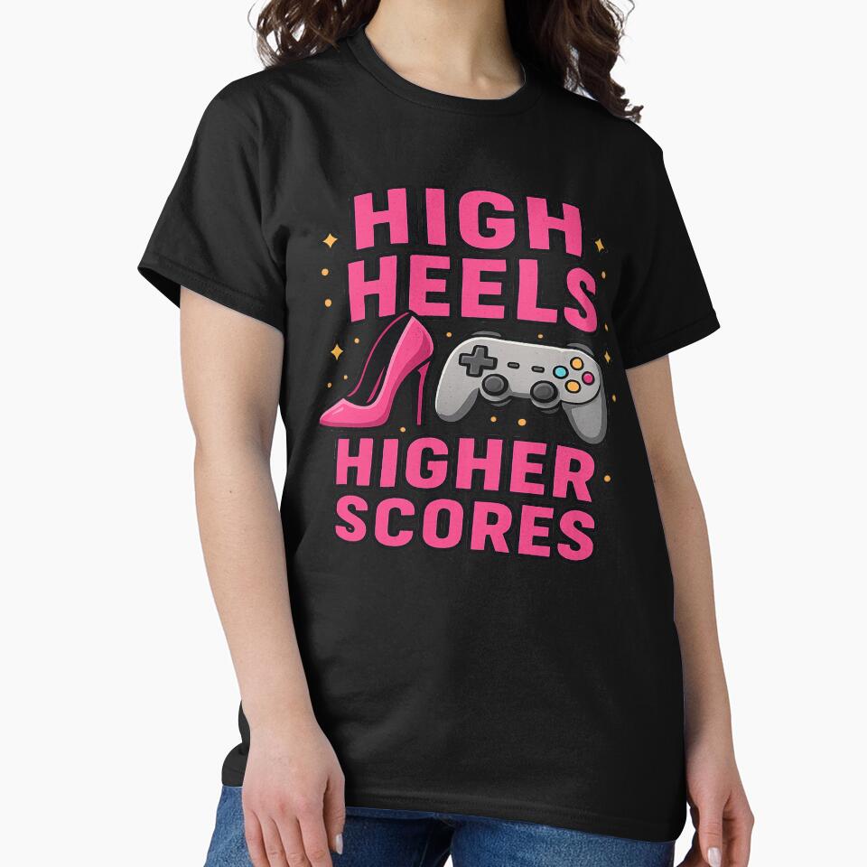 high heels higher scores by Designs-2-The-T T-Shirts, Hoodie, Sweatshirt | BlankRebels.com (Image 2)