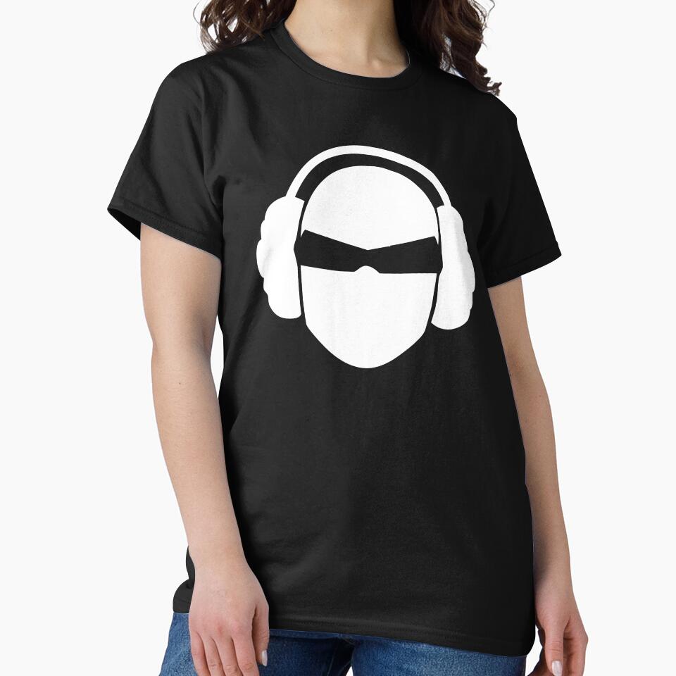 DJ head headphones by Denis Rösler T-Shirts, Hoodie, Sweatshirt | BlankRebels.com (Image 2)