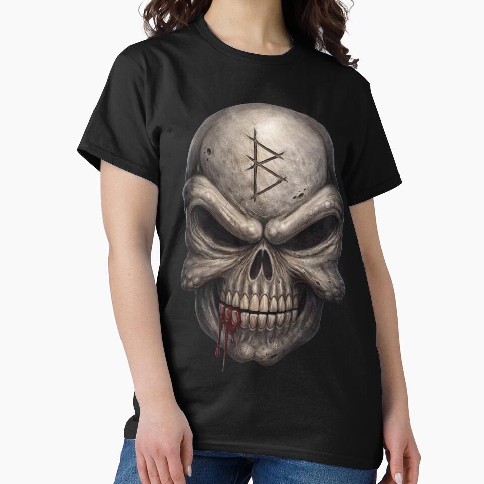 Boston B Skull by 4 Fingers Ink T-Shirts, Hoodie, Sweatshirt | BlankRebels.com (Image 2)