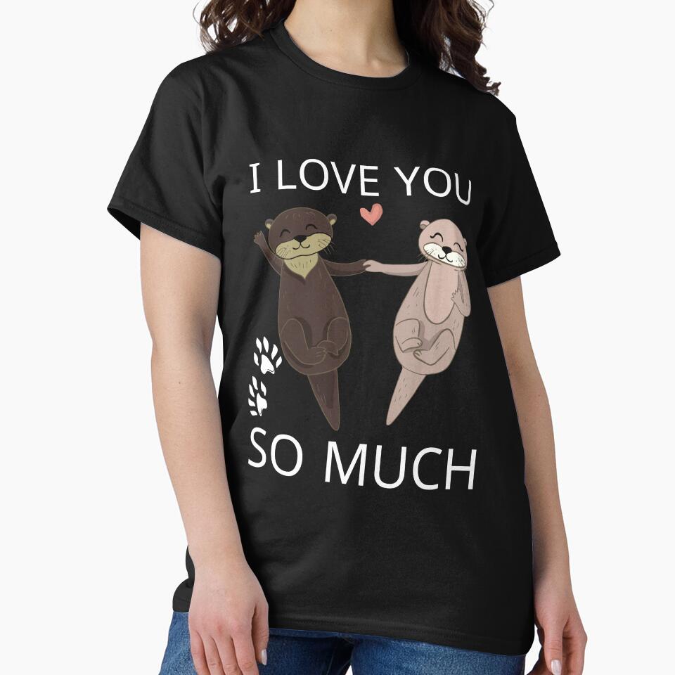 Significant Otters greetings card by Dailyanimal T-Shirts, Hoodie, Sweatshirt | BlankRebels.com (Image 2)