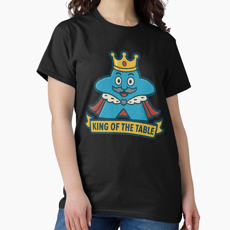 King of the Table - Nerd design with a royal statement by Wuerfelfuchs T-Shirts, Hoodie, Sweatshirt (Image 2)
