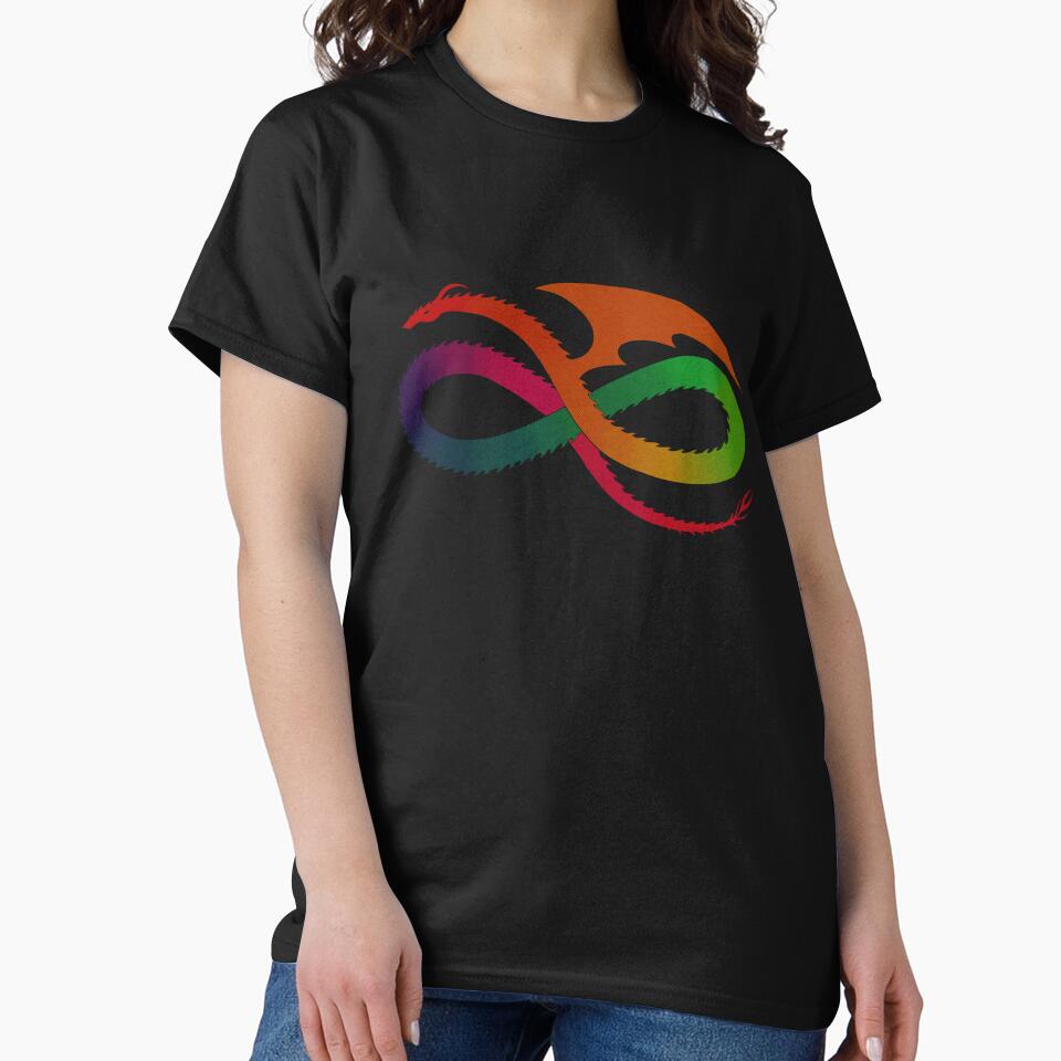 Neurodiversity Dragon by Ludo Daw T-Shirts, Hoodie, Sweatshirt | BlankRebels.com (Image 2)