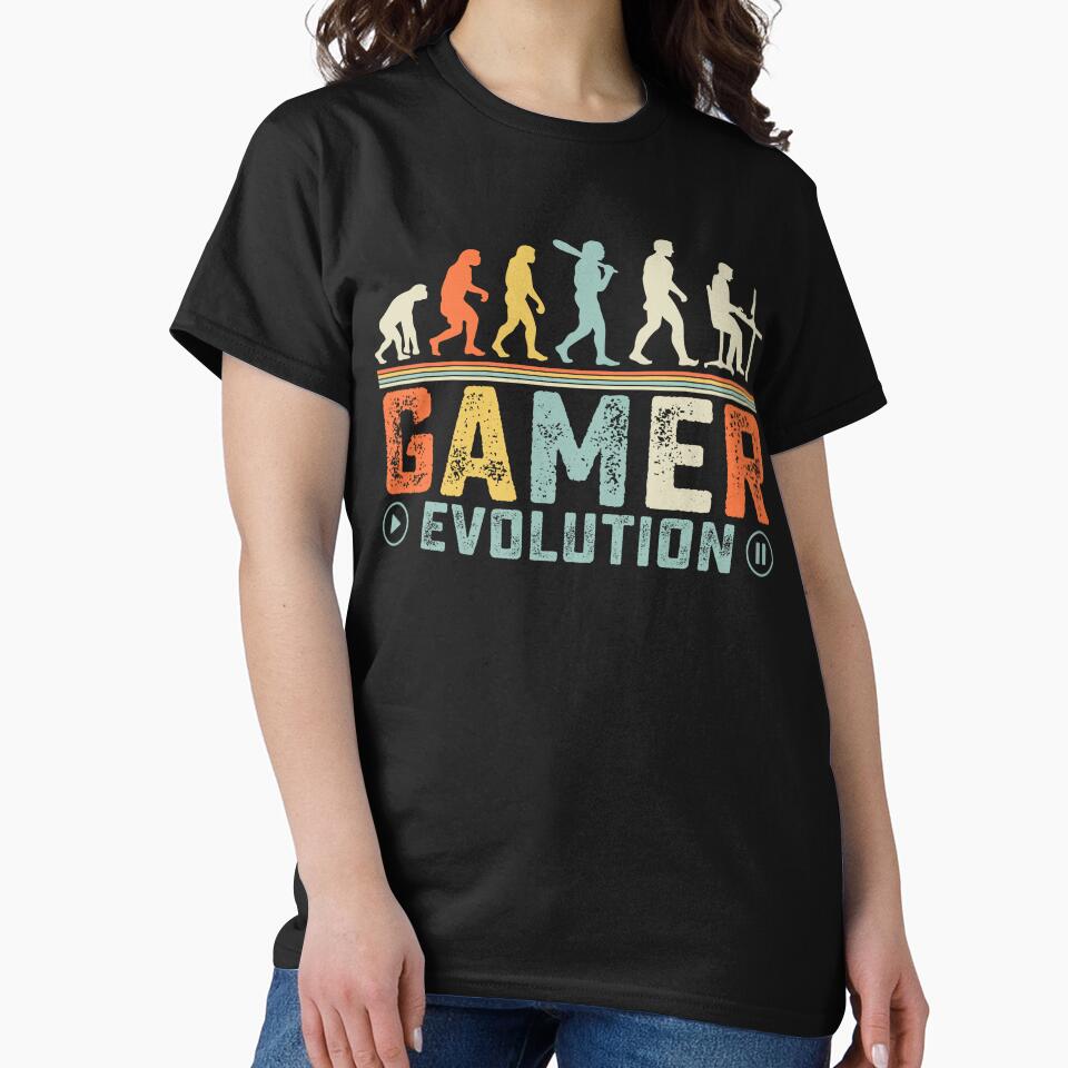 Gamer Evolution by TataGra T-Shirts, Hoodie, Sweatshirt | BlankRebels.com (Image 2)