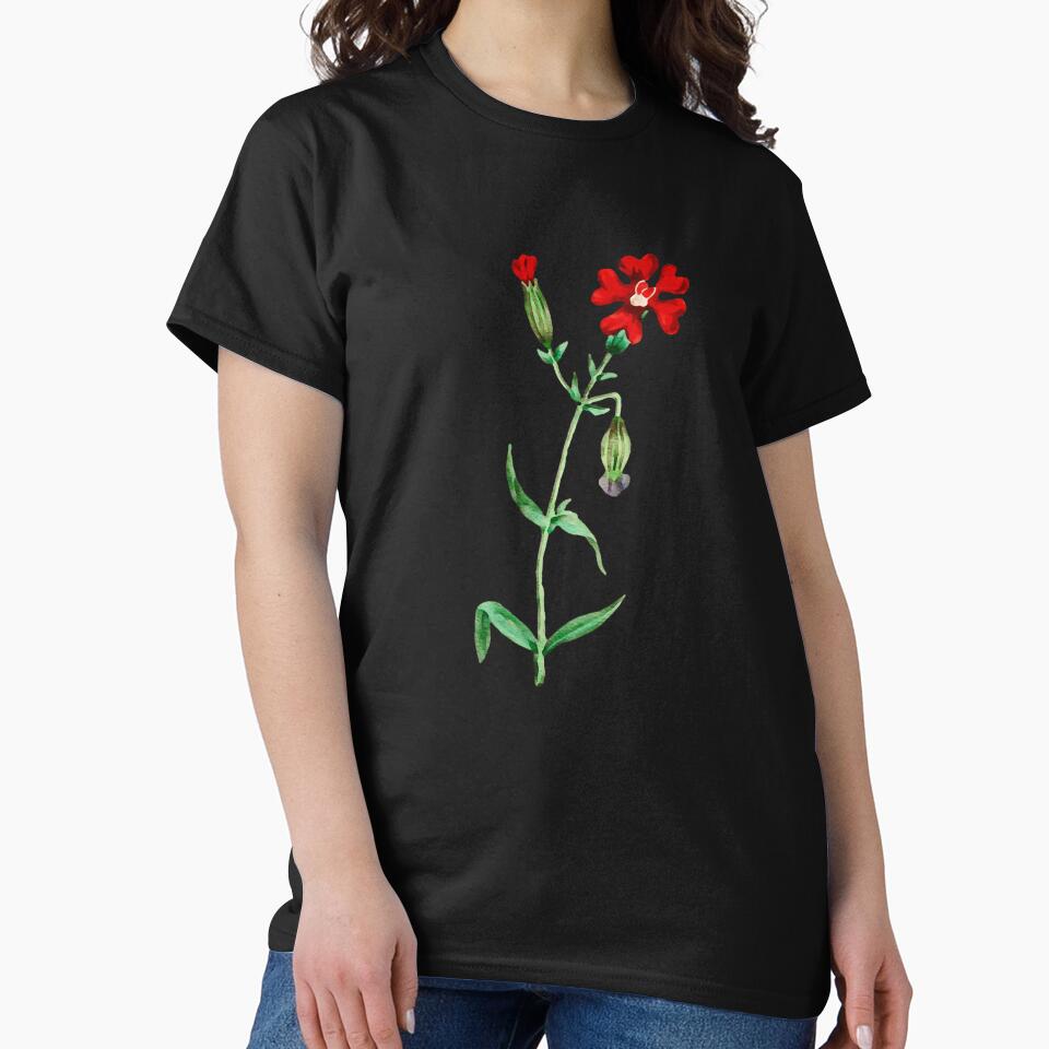 Red Flower by MicbellaArt T-Shirts, Hoodie, Sweatshirt | BlankRebels.com (Image 2)