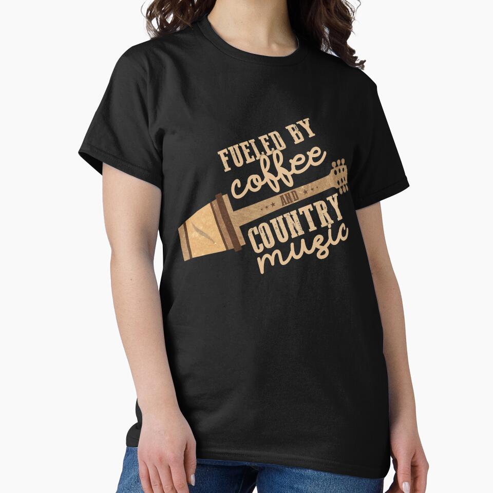 Fueled by coffee and country music by MH Style T-Shirts, Hoodie, Sweatshirt | BlankRebels.com (Image 2)