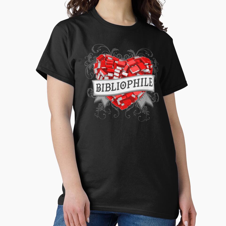 Bibliophile Heart by GrandeDuc T-Shirts, Hoodie, Sweatshirt | BlankRebels.com (Image 2)