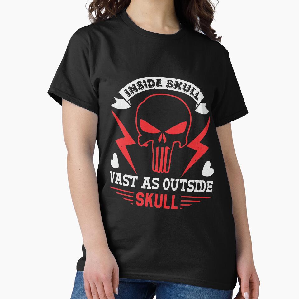 Red Skull Art | Inside Skull Vas As Outside Skull by teamph T-Shirts, Hoodie, Sweatshirt | BlankRebels.com (Image 2)