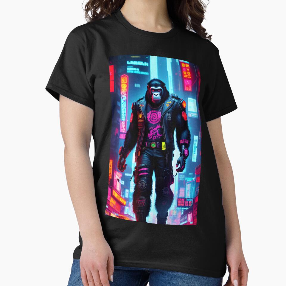 Cyberpunk Monkey #1 T-Shirts, Hoodie, Sweatshirt