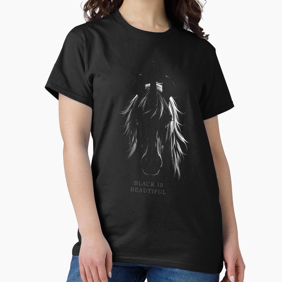 Stunning Unicorn Graphic - Black is Beautiful by posterflunz T-Shirts, Hoodie, Sweatshirt | BlankRebels.com (Image 2)