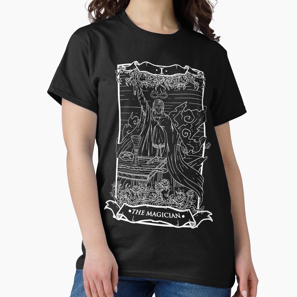 Tarot Card The Magician Dark Edition by Fabian Manser T-Shirts, Hoodie, Sweatshirt | BlankRebels.com (Image 2)